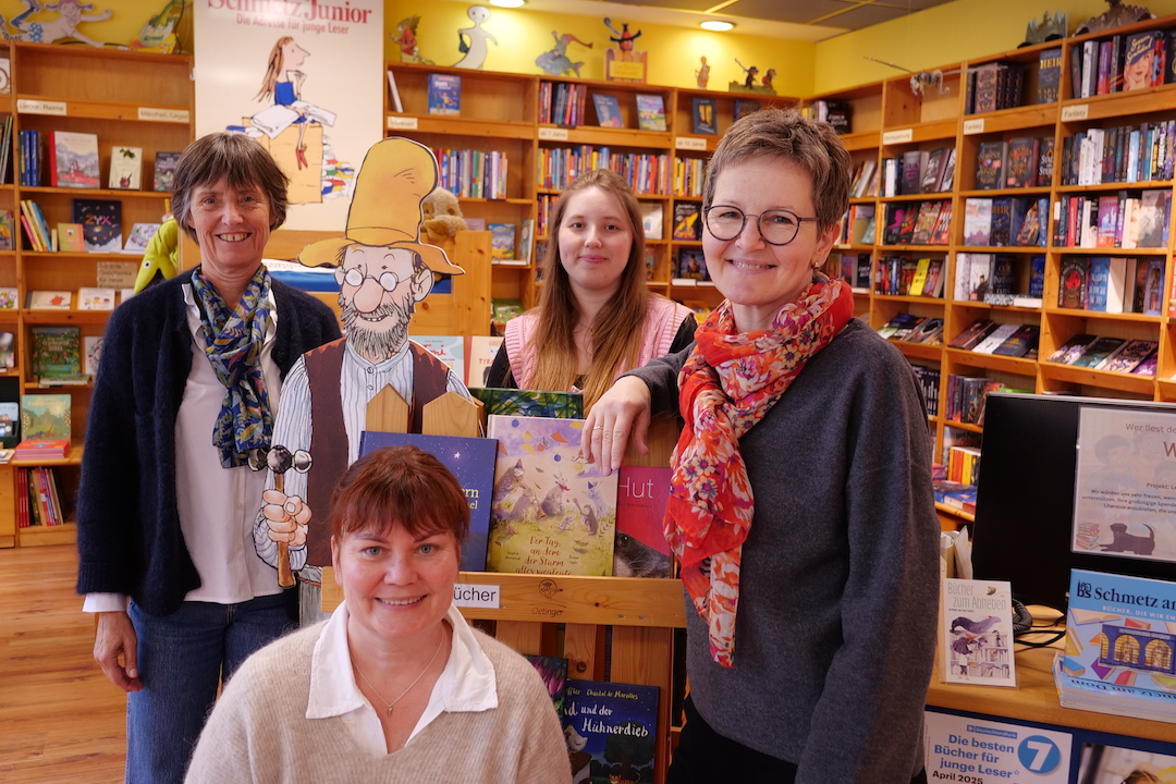 Von links nach rechts: Uschi Lange, Silvia Hansmann, Jana Gusek und Susanne Hoppe